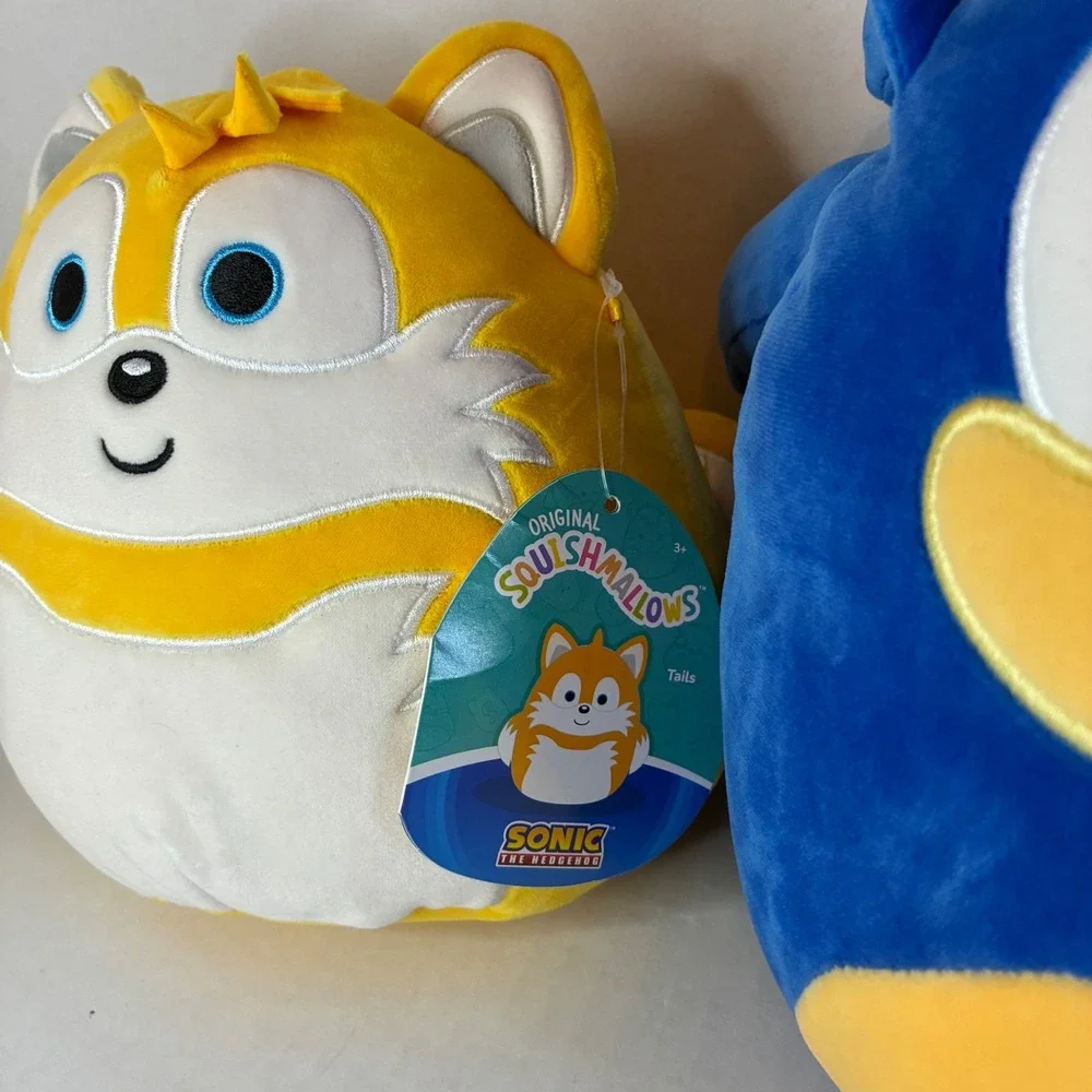 Squishmallows Sonic the Hedgehog and Tails Plush Set 10